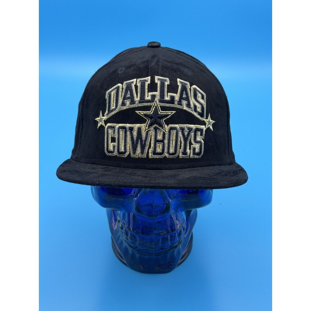 New Era Dallas Cowboys Suede 9FIFTY SnapBack Hat Cap Black